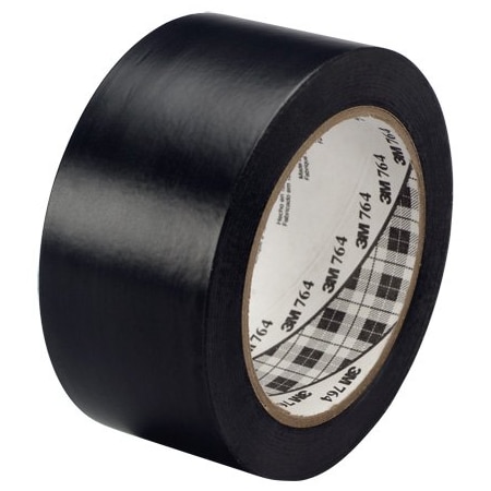 3M 2'' x 36 yds. Black 3M 764 Vinyl Tape, 24PK BUY00023519